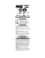 Firex GC240 User Manual preview