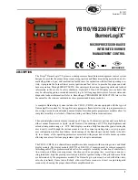 Fireye BurnerLogiX YB110 Manual preview