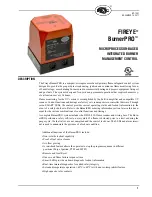 Preview for 1 page of Fireye BurnerPRO BP110 Manual