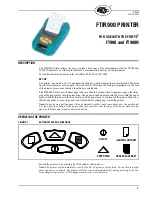 Preview for 1 page of Fireye FTIR900 Quick Start Manual