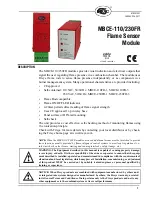 Fireye MBCE-110FR Manual предпросмотр