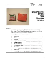 Fireye PPC6000 Series Operator'S Manual preview
