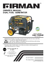 Preview for 1 page of Firman H07552 Owner'S Manual