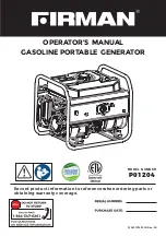 Firman P01204 Operator'S Manual preview