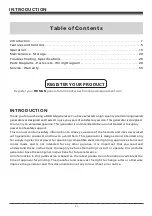 Предварительный просмотр 2 страницы Firman P03634 Operator'S Manual