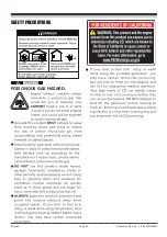 Preview for 4 page of Firman P06702 Operator'S Manual