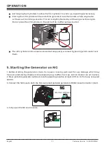 Preview for 22 page of Firman T08072 Operator'S Manual