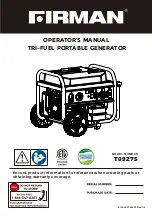 Firman T09275 Operator'S Manual preview