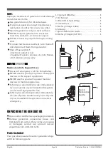 Preview for 8 page of Firman W03082 Owner'S Manual