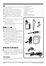 Preview for 9 page of Firman W03383 Owner'S Manual