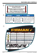 Предварительный просмотр 10 страницы Firman W03386 Operator'S Manual