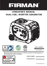 Firman WH03344 Operator'S Manual предпросмотр