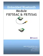 Preview for 1 page of Firmtech FB755AC Manual