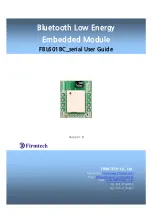 Предварительный просмотр 1 страницы Firmtech FBL601BC Series User Manual