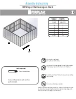 firplak Chattanoogan Assembly Instructions preview