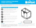 firplak LVR-90x60 Assembly Instructions Manual предпросмотр