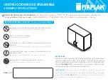 firplak UPPER CABINET PRO Assembly Instructions Manual предпросмотр