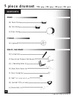 Preview for 2 page of First Act DRUM SET FD-514 User Manual