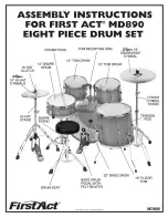 First Act MD890 Assembling Instructions preview