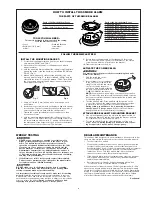 Preview for 2 page of First Alert 4010YR User Manual