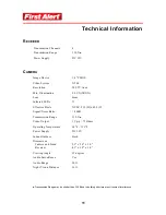 Preview for 15 page of First Alert A-560 User Manual