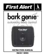 Preview for 1 page of First Alert Bark Genie FABCU1 Series Instruction Manual