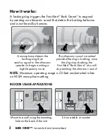 Preview for 4 page of First Alert Bark Genie FABCU1 Series Instruction Manual