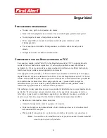 Preview for 5 page of First Alert D-520 (Spanish) Manual Del Usuario