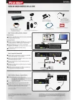 Preview for 2 page of First Alert DC4405-420 Quick Start Manual