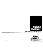 Preview for 1 page of First Alert FA140C User Manual