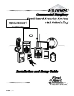 First Alert FA1660C Installation And Setup Manual предпросмотр