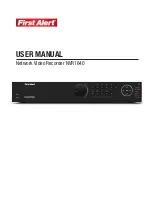 First Alert NVR1640 User Manual preview