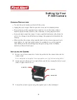 Preview for 7 page of First Alert P-500 User Manual