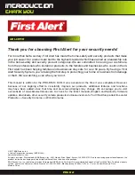 Предварительный просмотр 2 страницы First Alert PRO-D1610 User Manual