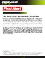 Предварительный просмотр 2 страницы First Alert PRO-DC8410-520 User Manual