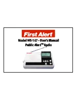 First Alert Public Alert WX-167 User Manual preview