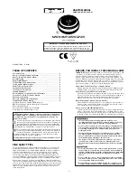 Preview for 1 page of First Alert SA10YRUKN User Manual