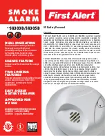 Preview for 1 page of First Alert SA303B Specifications