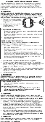 Preview for 6 page of First Alert SC7010BV User Manual