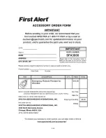 Preview for 20 page of First Alert SFA3800 User Manual