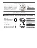 Preview for 2 page of First Alert UL539 User Manual