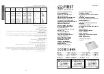 FIRST AUSTRIA FA-8006-3 Instruction Manual preview