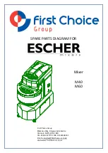 First Choice ESCHER M40 Spare Parts Diagram preview