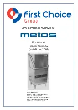 Preview for 1 page of First Choice Metos MM-5 Service Manual