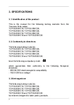 Preview for 7 page of First Choice T2 Polis MC18 Manual