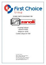 First Choice zanolli LILLIPUT Instructions For Installation, Use And Maintenance Manual preview