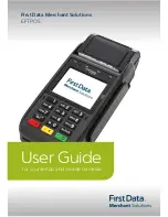 First Data EFTPOS User Manual preview