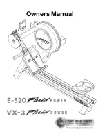 First Degree Fitness E-520 Fluid Rower Owner'S Manual предпросмотр