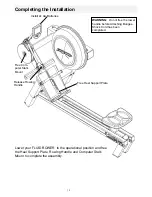 Предварительный просмотр 14 страницы First Degree Fitness E-520 Fluid Rower Owner'S Manual