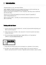 Preview for 3 page of First Degree Fitness E520A User Manual